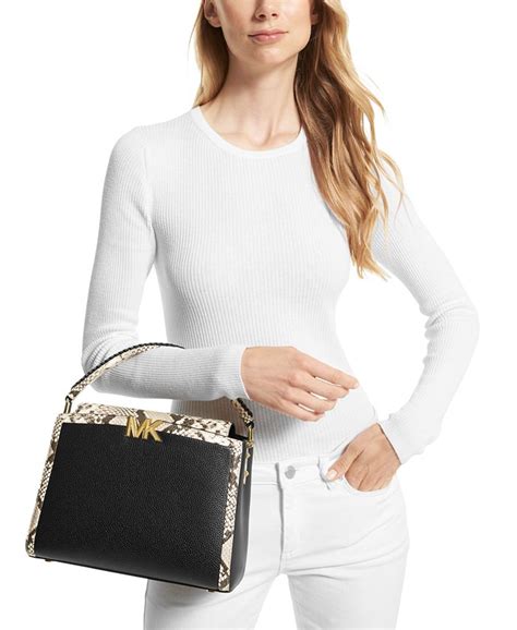 michael kors karlie medium satchel|Michael Kors marilyn small satchel.